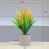 Nuevos bonsáis, flores decorativas para el hogar, sala de estar, flores falsas, flores de plástico en maceta, hermoso traje, flores decorativas pequeñas en maceta