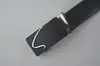 Cinturón para Hombre con patrón de lichi hebilla automática cinturón simple casual juvenil borde cinturón regalo al por mayor cinturón para pantalones