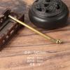 Cachimbo de Metal, Cachimbo Tradicional Antigo de Latão, Cachimbo Portátil para Tabaco e Folhas de Fumar