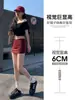 Falda Corta Gris Ajustada que Resalta las Caderas para Mujer, Estilo Delgado de Primavera y Verano, Cintura Alta Ceñida, Favorecedora de Corte A, Falda Media Dulce y Picante Estilo Puro Deseo