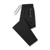 Pantalones casuales para hombre, talla grande, pantalones casuales de comercio exterior transfronterizo, pantalones joggers de pierna recta, pantalones largos de color liso, pantalones deportivos, pantalones deportivos para estudiantes