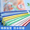 Bolsa de armazenamento transparente com zíper de grande capacidade, bolsa de documentos portátil para estudantes, bolsa para carregar provas e livros didáticos