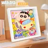 Pegatina de Pintura 3D Estéreo DIY Auténticamente Autorizada de Dibujos Animados Crayon Shin-Chan Materiales Hechos a Mano Regalos para Niños Estudiantes
