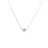 Nuevo Collar de Estrella de Mar Ins Accesible Lujo Diseño de Nicho Cadena para Clavícula Estrella de la Suerte de Gama Alta Regalo para Niñas y Mejores Amigas