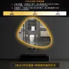Espejo de Baño de Forma Irregular, Espejo de Maquillaje, Espejo de Baño Inteligente LED Antivaho de Forma Irregular, Espejo de Tocador, Espejo con Luz para Baño