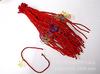 Jóias de estande cordão vermelho atacado cor do ano de nascimento plástico pequenas estrelas pulseira de cordão vermelho tecida à mão