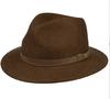 Sombrero de fieltro de lana transfronterizo de Amazon LAZADA, estilo retro británico de pura lana, para hombre, estilo jazz, estilo europeo y americano, para otoño e invierno.