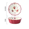 Vajilla Japonesa Cerámica Bol para Ensalada de Frutas Venta al por Mayor Lindo Bol Ins Bol Creativo de Encaje Bol para Pasta Personalizado Bol para Arroz