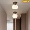 [Yan Xuan] Lámpara de Techo de Pasillo de Aire Crema Lámpara de Pared de Flor Creativa Lámpara de Araña de Noche Lámpara de Araña Moderna Simple