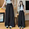 Pantalones de Trabajo Ajustados Adelgazantes Otoño 2026, Pantalones Casuales Elegantes de Cintura Alta Sueltos de Pierna Ancha para Mujer