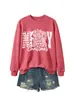 Sudadera casual versátil para mujer con estampado de lunares y diseño calado, de la tienda independiente Amazon Wish, para exportación