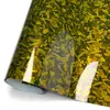 Aliexpress Popular Mascota Alto Brillo Flor Forjada Color Cambiante Fibra de Carbono Papel Adhesivo de Modificación para Espejo Retrovisor Interior de Control Central de Coche