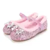 Zapatos para niñas zapatos planos para niña pequeña otoño e invierno Nuevos zapatos forrados de felpa zapatos de suela blanda para niños zapatos cálidos para bebés niñas