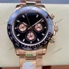 Reloj para Hombre Rolex Daytona Serie 40mm Multifuncional Cronógrafo Incrustado de Diamantes Mecánico Totalmente Automático Aliexpress