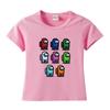 Camiseta de algodón para niños Space Kill, venta al por mayor, de comercio exterior, de manga corta, para bebé, fina, de verano