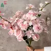 26 Años de Materiales de Flores Rosadas, Diseño de Rendimiento Comercial, Flores Falsas para Sesión de Fotos de Boda Romántica, Flores de Seda para Decoración Suave