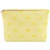 Bolsa de Maquiagem Popular da Temu com Zíper em Veludo e Laço, Estilo Coreano Feminino com Grande Capacidade