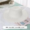 Kit de Manualidades DIY Sombrero de Flores Secas Sombrero de Paja con Flores para Hacer Sombrero de Sol para Adultos Evento de Calentamiento de Primavera