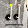 Gancho de dopamina accesorios para el cabello estante de almacenamiento para colgar en la pared acero al carbono sin perforaciones impermeable a prueba de óxido ajuste libre del espaciamiento gancho