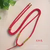Cuerda para Colgar Joyería de Ágata Dorada y Plateada, Hilo Dorado de Bobinado Grueso Tejido a Mano de 3 mm 3,5 mm, Nudo Plano, Tanka de Abejas de Jade y Cera de Abejas