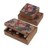 Caja de embalaje para pastel de luna con blíster cuadrado de 50/80 g, caja de papel kraft para galletas, caja de turrón, caja de regalo
