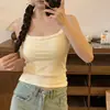 Camisola Pura Pasión con Pliegues para Mujer con Copas, Estilo Chica Caliente, Bordado de Letras, Ribete de Encaje, Corta Ajustada, Adecuada para Usar en Capas o Sola