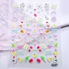 Adesivos de Arte para Unhas Padrão Coelho Desenho Animado Fofo Em relevo 5D Série Praia Estrela do Mar Roupa de Banho Atacado Adesivos de Unha Guka