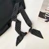 Bufanda de Seda con Patrón de Anacardo Retro y Cuentas Collar Cadena Larga Apilada para Suéter Accesorios de Atuendo de Viaje para Mujer de Sichuan