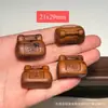 Accesorio Creativo DIY Hecho de Madera de Azufaifo Golpeada por un Rayo con un Amuleto de Buena Salud, Adecuado para Pulseras, Espaciadores de Cuentas, Cordones Trenzados y Colgantes