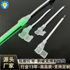 Tira de Luces LED Cableado Frontal 6*12mm Tira de Luces de Neón Conector de Punción sin Soldadura 12V/24V/220V Impermeable Goma