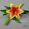 Flor Artificial Película Impresa en 3D Lirio Pequeño de Tallo Único Tipo B para Decoración de Bodas, Arreglo de Escena de Salón de Bodas, Arreglo de Flores de Piso