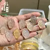 Directamente del fabricante: Collar con Colgante de Ágata Blanca Calcedonia Tipo Hielo, Hebilla de Paz Buda Guanyin Maitreya, Amuleto con Forma de Hoja al por Mayor