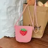 Bolsa de Palha Trançada Doce e Estilo Floresta 2026 Verão Nova Bolsa de Palha Trançada Transversal Pequena Mini Carteira de Moedas