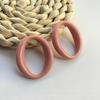 Pendientes de resina con marco ovalado hueco geométrico de color aguacate vintage japonés, accesorios para hacer tú mismo, joyería al por mayor