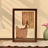 Marco de Fotos Transparente de Acrílico para Exhibición DIY, Adorno Creativo de Escritorio, Regalo para Hombres y Mujeres