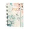 Novo Caderno Planejador Transfronteiriço 2026 Caderno de Agenda de Alto Valor Caderno Original Floral com Espiral Caderno A5 com Elástico