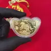 Moneda Conmemorativa Auspiciosa 2026 Año del Caballo Caballo Saltando Hacia Adelante Lingote Moneda de Fortuna Sólida Adorno Regalo de Buena Suerte para Eventos