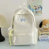 Mochila Escolar para Meninas, Estilo Japonês, Adequada para Alunos do Ensino Fundamental das Séries Três a Seis, Versátil e Simples, Grande Capacidade, Mochila de Estilo Fresco para Alunos do Ensino Médio