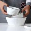 Juego de cuenco y plato de cerámica, juego de vajilla estilo japonés, cuenco pequeño para arroz, cuenco grande para sopa, incluye cuchara y palillos (Amazonas).