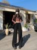Pantalones de chándal grises para mujer, estilo nuevo Primavera, Otoño, Invierno 2026, Rectos holgados de pierna ancha estilo High Street, Pantalones de chándal versátiles casuales estilo americano