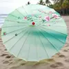 Link exclusivo único grande médio bambu rima link único guarda-chuva artesanato guarda-chuva estilo antigo papel óleo guarda-chuva barraca venda quente