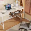 Placa de extensão de mesa para sala de jogos, mesa de computador com prateleira de armazenamento estendida e alargada, suporte para teclado e mouse, suporte para laptop