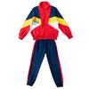 Uniformes escolares bordados rosas de primavera y otoño para estudiantes de primaria y secundaria, uniformes de jardín de infancia, conjuntos deportivos estampados con bloques de color, conjuntos para padres e hijos