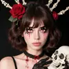 Pegatinas de Tatuaje para Ojos de Halloween Oscuro Nuevas Transfronterizas con Elementos de Calabaza, Murciélago, Fantasma y Araña para Tatuajes Faciales