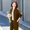 Abrigo Corto de Moda Primavera y Otoño para Madres, Ropa Deportiva Nueva de Otoño para Mujeres de Mediana Edad, Conjunto de Chaqueta Casual para Personas de Mediana Edad y Mayores
