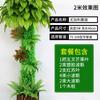Paquete decoración tubería de agua corteza flor artificial ratán refugio pilar balcón tubería planta verde simulación plástico vid