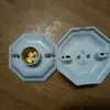 Suministro Directo de Portalámparas Octagonal Liso, Portalámparas Plano Totalmente de Plástico, Portalámparas de Rosca E27