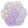 3000 sereia multicolorida ABS semi-redonda multi-tamanho de fundo plano imitação pérola acessórios nail art acessórios de cabelo roupas DIY boxed