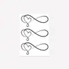 Pegatinas de Tatuaje Anillo de Mobius Nuevo Amor Transfronterizo Gama Alta Nicho Personalidad Simple Pequeñas Frescas Pegatinas de Tatuaje