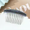 Accesorios para el Cabello Transfronterizos, Peines para el Cabello Incrustados de Diamantes, Pasadores para el Cabello de Diamante Completo, Pinzas para Moños Dulces y Elegantes, Estilo Coreano